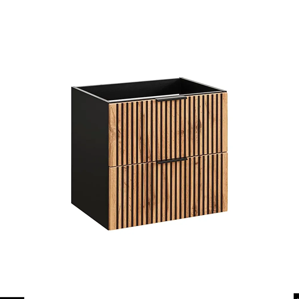 Otitec Ensemble de meubles sous vasque - 120 cm - avec Vasque - Cube et Colonnes - Miroirs LED - WOTANIA