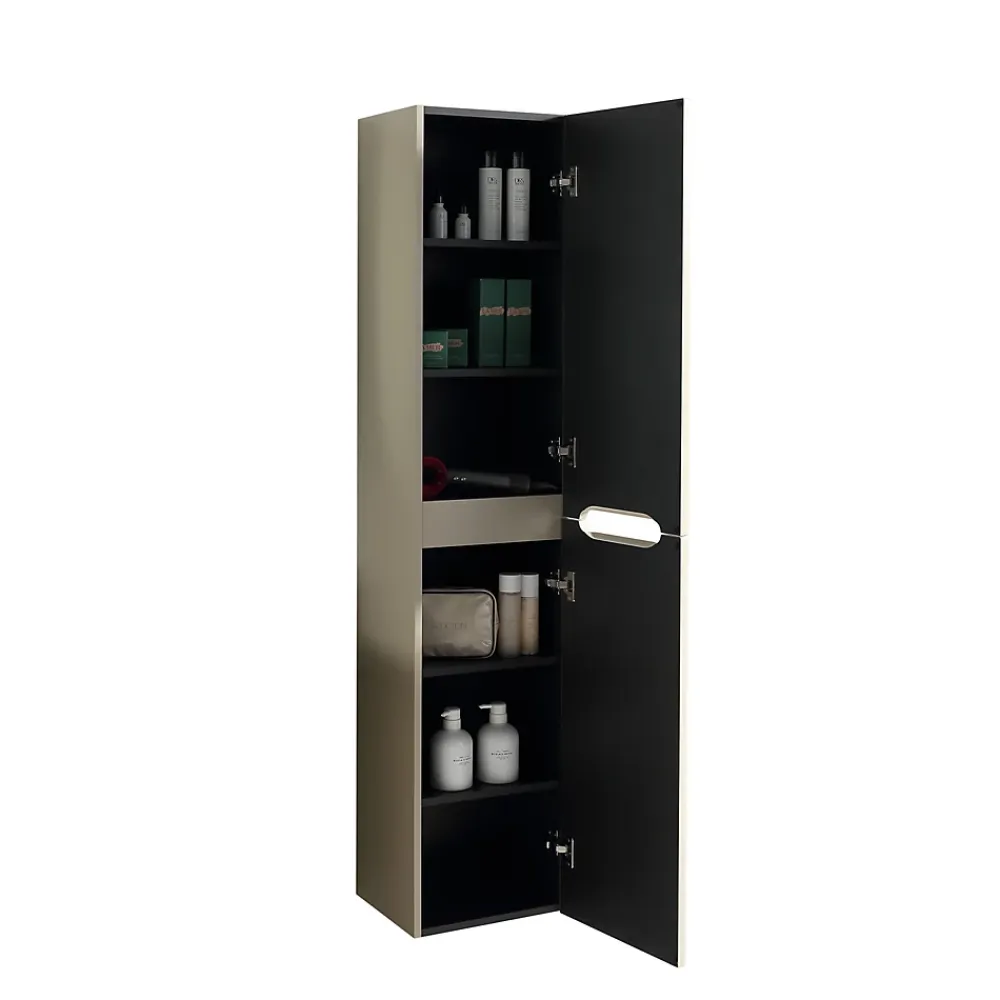 Jindoli Ensemble de salle de bain 80 cm amande Aquavenus