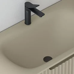 Jindoli Ensemble de salle de bain 80 cm amande Aquavenus