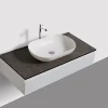 Meuble Sous-Vasque|Bernstein Ensemble de salle de bain Vision 1000 blanc mat - Avec armoire de toilette, Sans cache, Sans vasque à poser