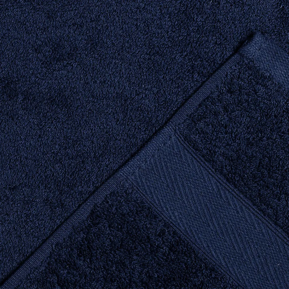 Serviette De Bain|Kiamami Valentina Ensemble De Serviettes Éponge Bleue Meuble De Salle De Bain Invité + Visage + Serviette