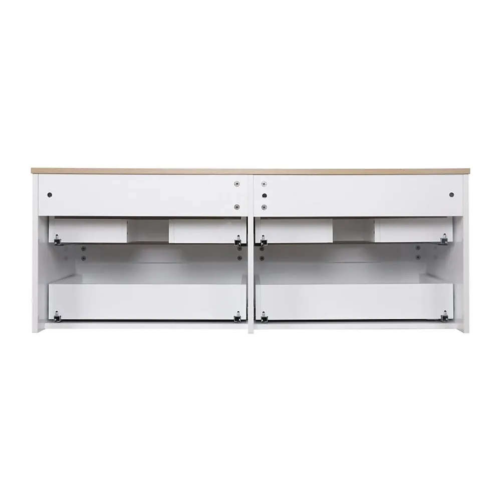 Mob-In Ensemble double vasque suspendu SORRENTO 120cm