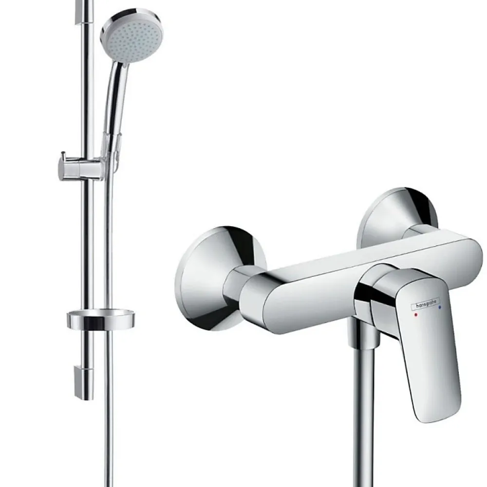 Colonne De Douche Mécanique|Hansgrohe Ensemble douche HANGROHE Croma Vario + Mitigeur mécanique Logis