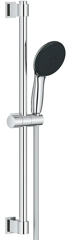 Colonne De Douche Sans Robinetterie|Grohe Ensemble douchette 3 jets + flexible + barre chrome, Vitalio Start 100