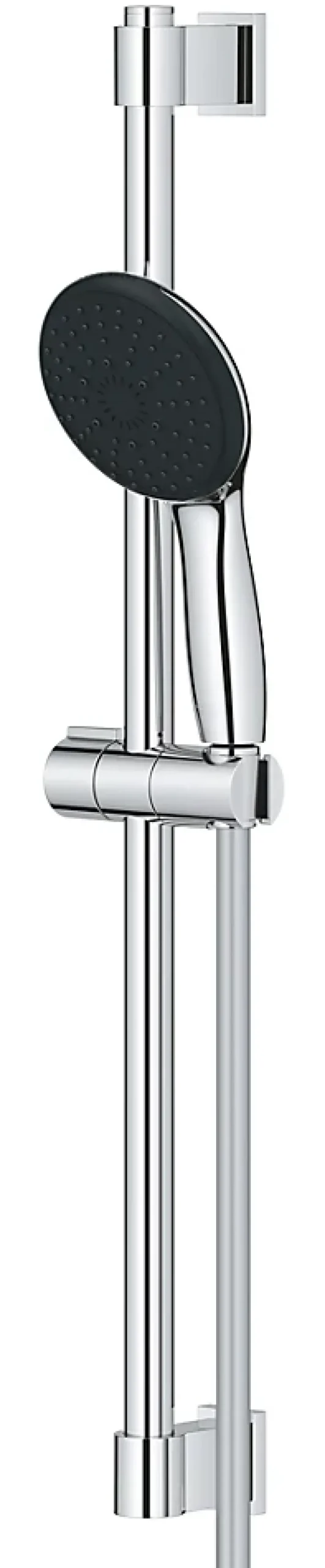 Colonne De Douche Sans Robinetterie|Grohe Ensemble douchette 3 jets + flexible + barre chrome, Vitalio Start 100