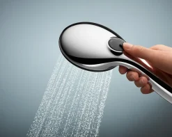 Colonne De Douche Sans Robinetterie|Grohe Ensemble douchette 3 jets + flexible + barre chrome, Vitalio Start 100