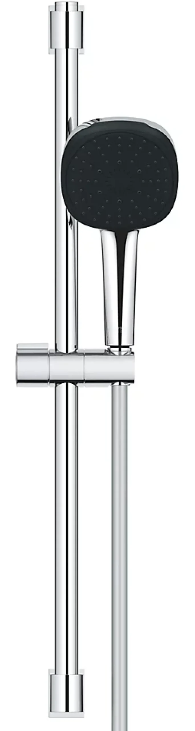 Ensemble douchette 3 jets + support + flexible chrome, Grohe Vitalio Comfort 110