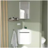 Lave-Mains|Mob-In Ensemble lave-mains angle suspendu SKINO avec robinet et armoire d'angle