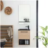 Mob-In Ensemble lave-mains NIKA avec niche et miroir tablette
