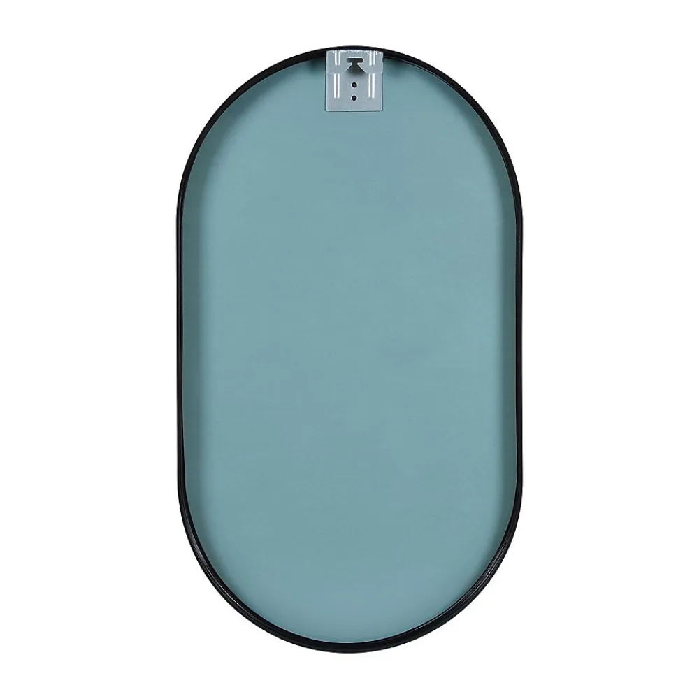 Lave-Mains|Mob-In Ensemble lave-mains suspendu NEVADA avec robinet noir et miroir ovale