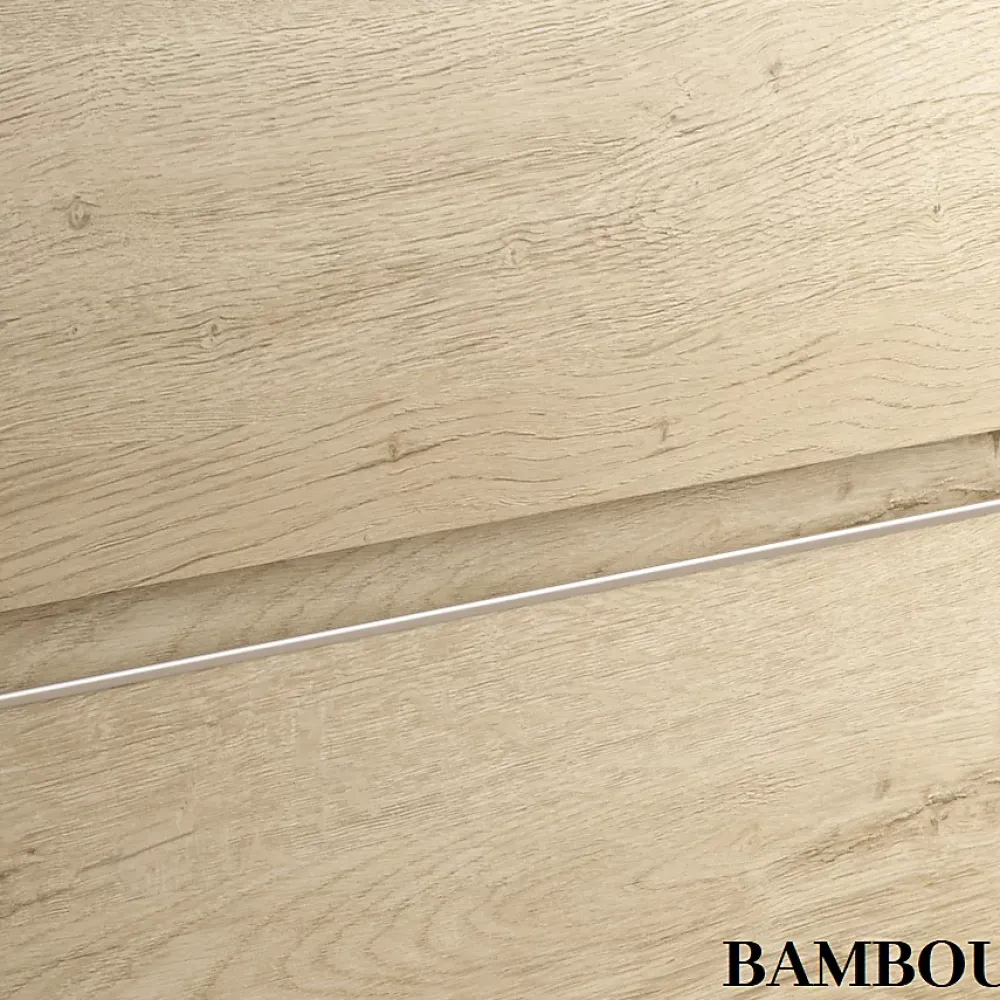 Cosyneo Ensemble meuble de salle de bain 80cm simple vasque + colonne de rangement PALMA - bambou (chêne clair)