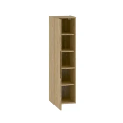 Petits-Meubles Ensemble meuble double vasque 120cm et colonne Viggo Bois