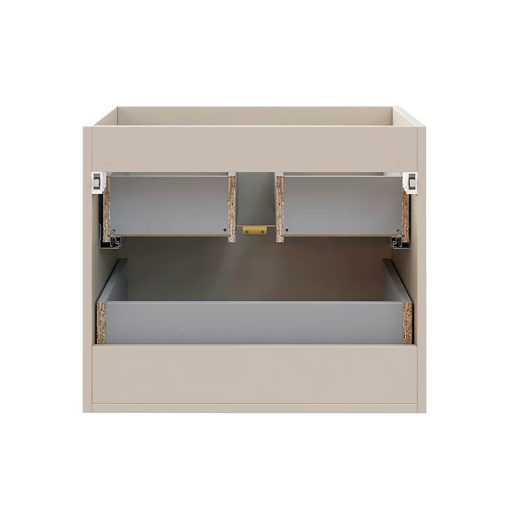 Ensemble Meuble De Salle De Bains|Petits-Meubles Ensemble meuble double vasque 120cm et colonne Azel Cachemire