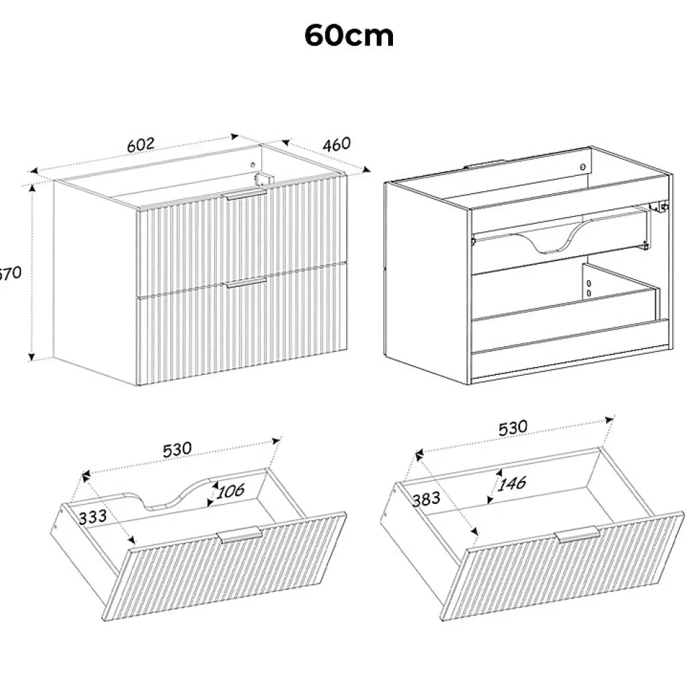 Ensemble Meuble De Salle De Bains|Petits-Meubles Ensemble meuble double vasque encastree 120cm et colonne Gaia Bois