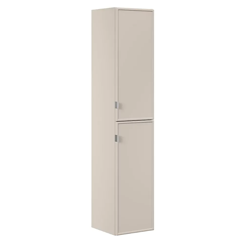Ensemble Meuble De Salle De Bains|Petits-Meubles Ensemble meuble double vasque encastree 120cm et colonne Alba Cachemire