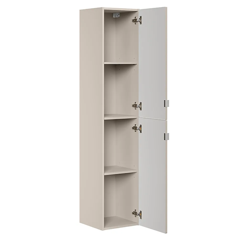 Ensemble Meuble De Salle De Bains|Petits-Meubles Ensemble meuble double vasque encastree 120cm et colonne Alba Cachemire