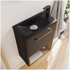 Lave-Mains|Mob-In Ensemble meuble lave-mains NIKA + robinet