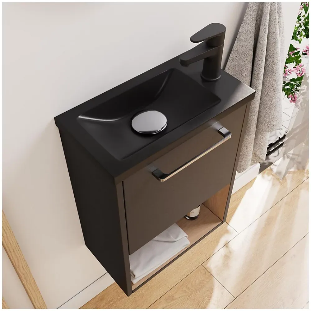 Lave-Mains|Mob-In Ensemble meuble lave-mains NIKA + robinet