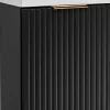 Lave-Mains|Furnidea Ensemble meuble lave-mains suspendu ADEL noir avec le lavabo FIKA 40 cm