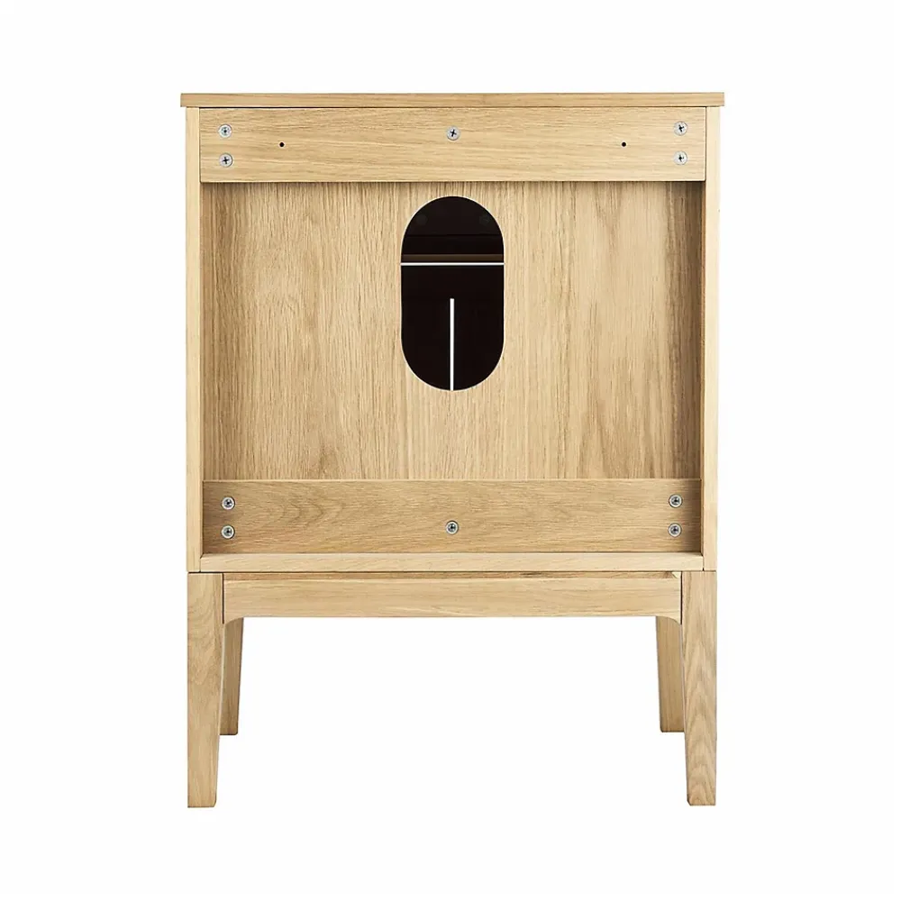 Ensemble Meuble De Salle De Bains|Mob-In Ensemble meuble simple vasque 60 cm chêne + vasque ALASKA