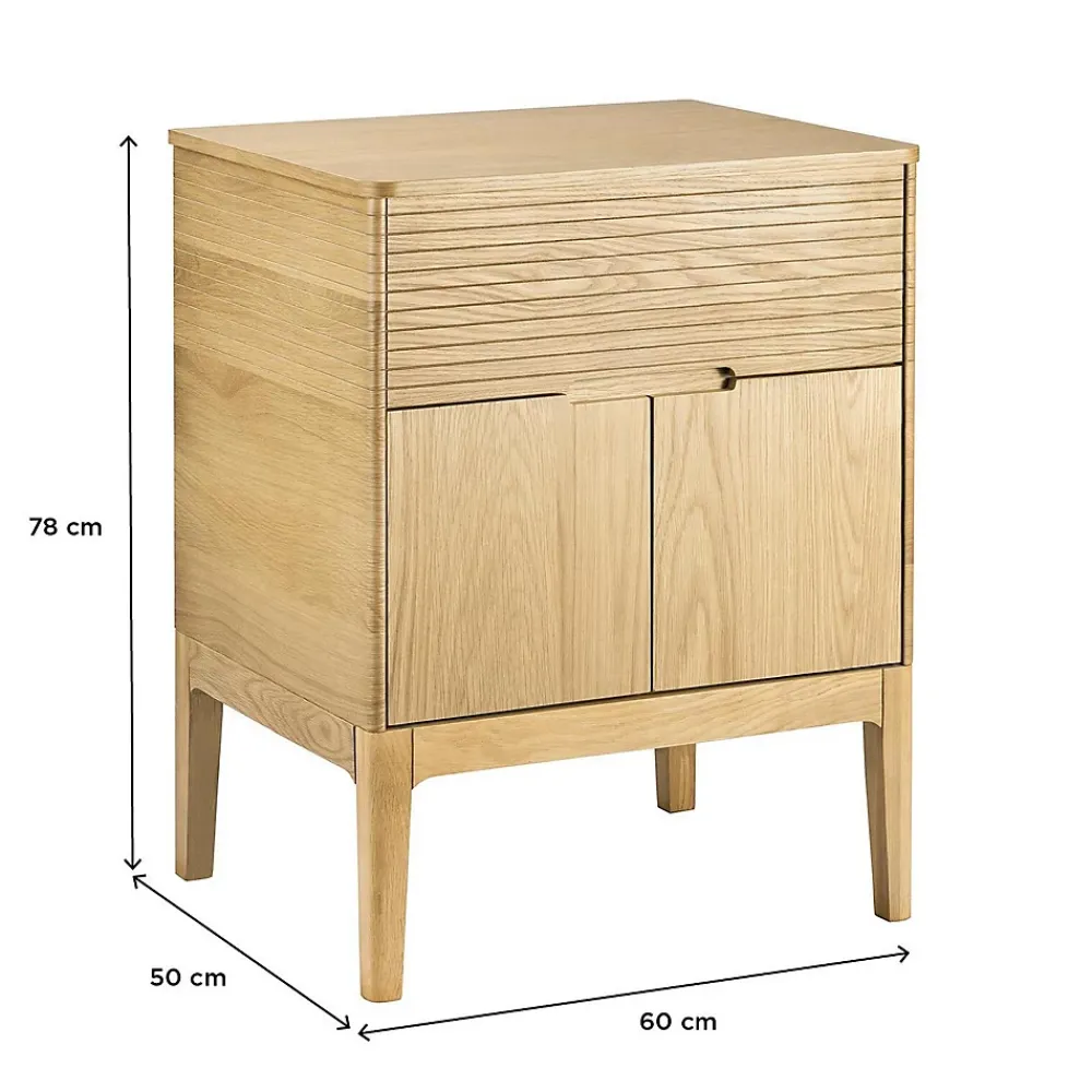 Ensemble Meuble De Salle De Bains|Mob-In Ensemble meuble simple vasque 60 cm chêne + vasque ALASKA
