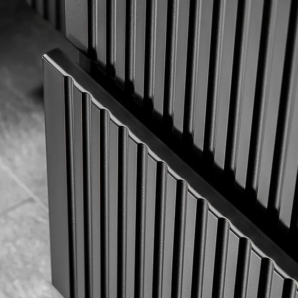 Ensemble Meuble De Salle De Bains|Petits-Meubles Ensemble meuble simple vasque 80cm et colonne Adriel Noir et Bois
