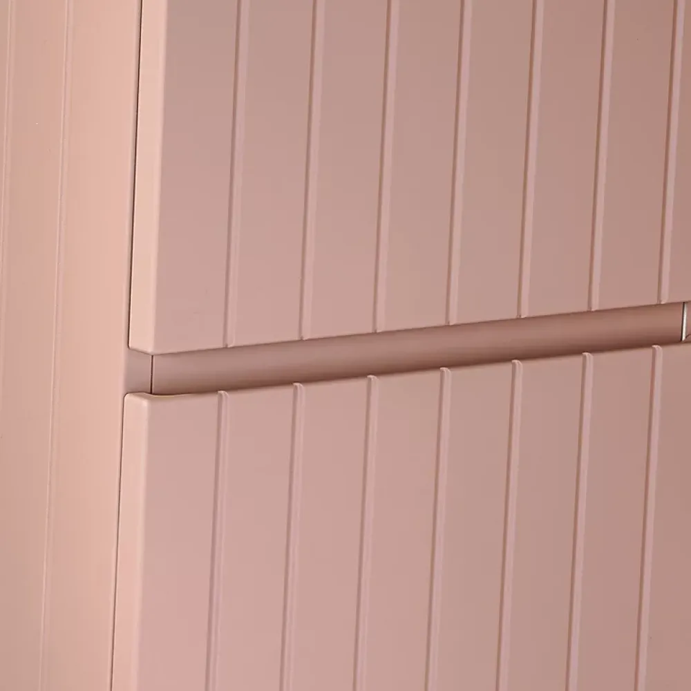 Ensemble Meuble De Salle De Bains|Petits-Meubles Ensemble meuble simple vasque encastree 100cm et colonne Zelie Rose