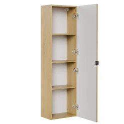 Petits-Meubles Ensemble meuble sous vasque 100cm et colonne Mila Bois