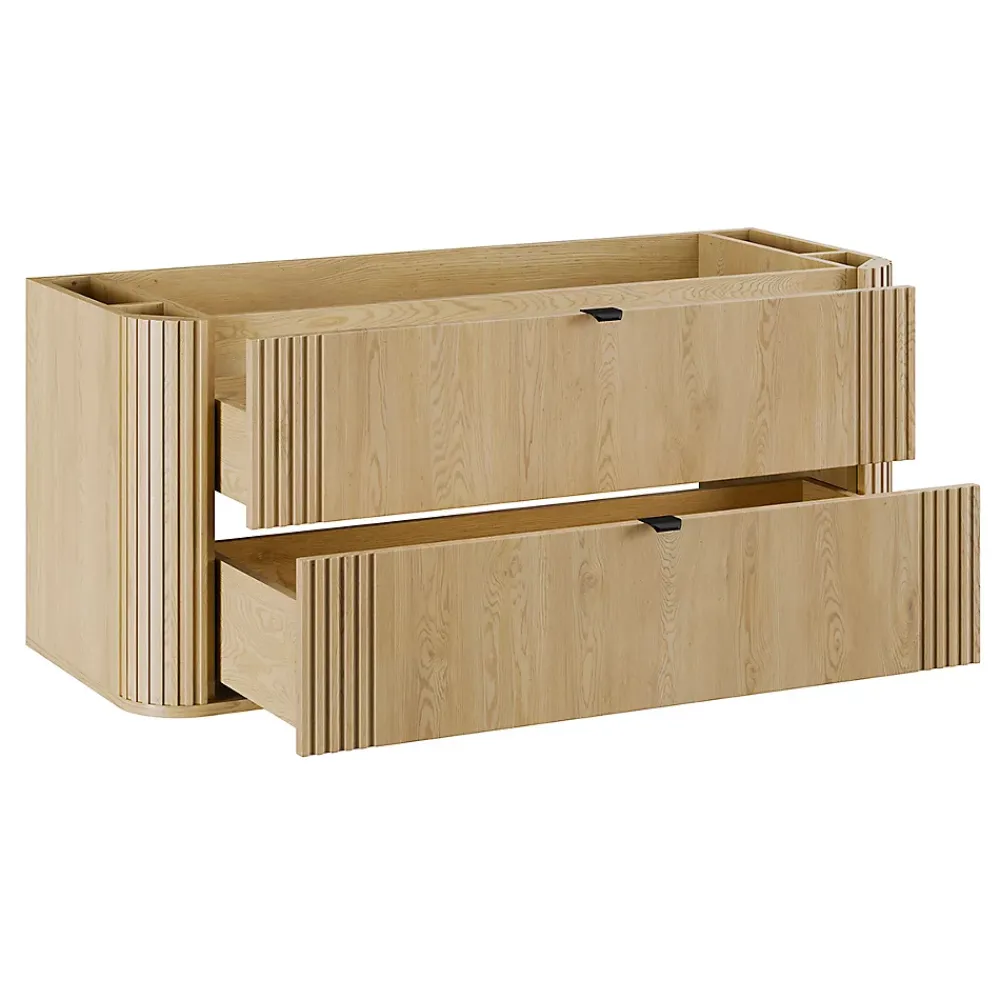 Meuble Sous-Vasque|Petits-Meubles Ensemble meuble sous vasque 120cm et colonne Mila Bois