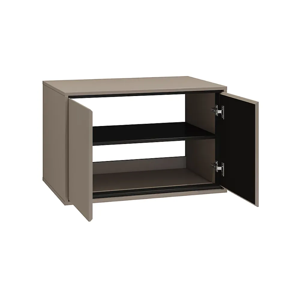 Meuble Sous-Vasque|Petits-Meubles Ensemble meuble sous-vasque 80 cm et colonne Sophea Taupe