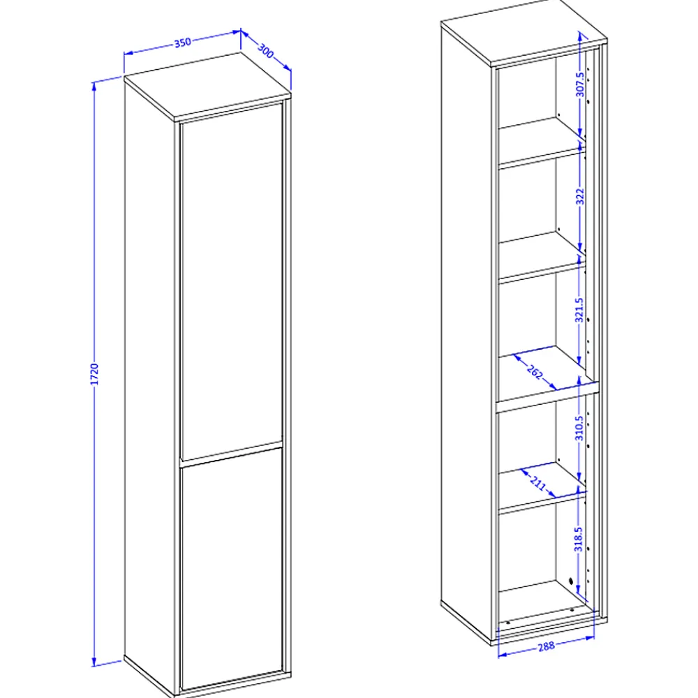 Meuble Sous-Vasque|Petits-Meubles Ensemble meuble sous-vasque 80 cm et colonne Sophea Taupe