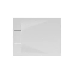 Paroi De Douche|Receveur De Douche|Schulte Ensemble paroi de douche à l'italienne l. 100 x H. 190 cm NewStyle et receveur de douche 80 x 100 cm, blanc et transparent,