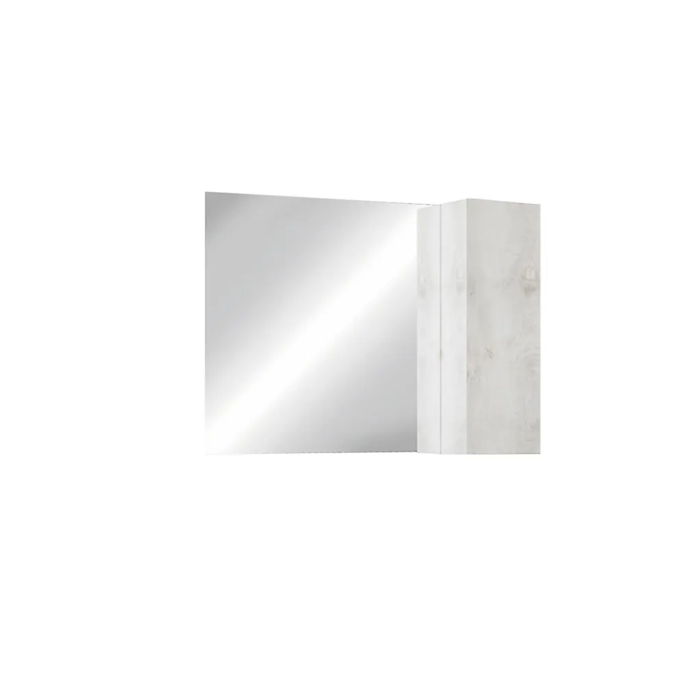 Meuble De Salle De Bains Faible Profondeur|Autres Ensemble salle de bain BASIC pin blanc, 92 x 47 x 45 cm