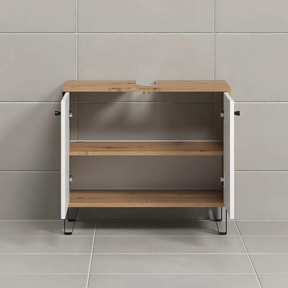 Meuble De Salle De Bains Faible Profondeur|Autres Ensemble Salle de bain BIANCA 69 x 61 x 33 cm