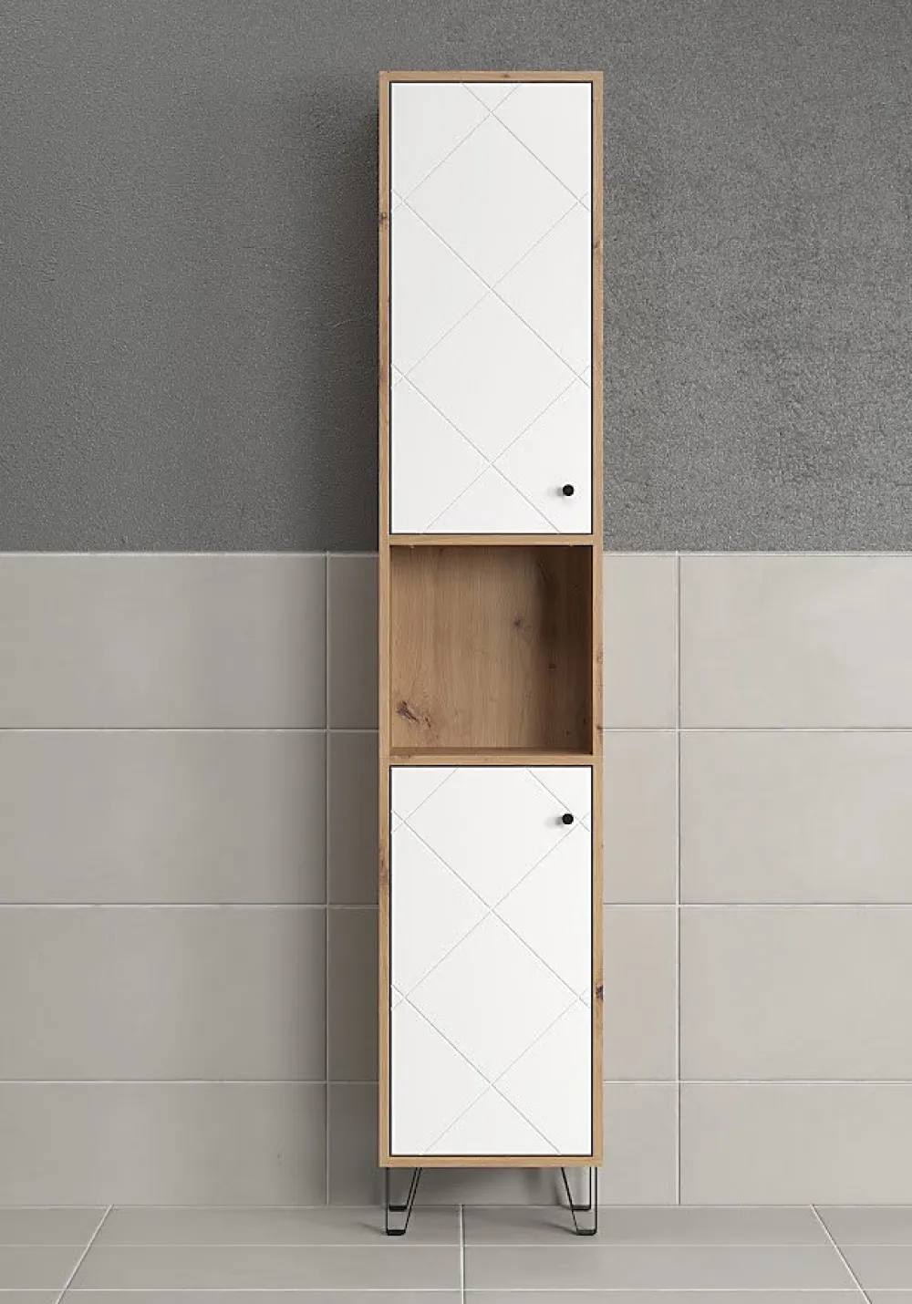 Meuble De Salle De Bains Faible Profondeur|Autres Ensemble Salle de bain BIANCA 69 x 61 x 33 cm