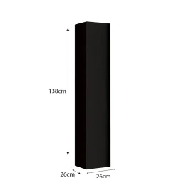 Meuble De Salle De Bains Faible Profondeur|Autres Ensemble salle de bain STEEL noir frêne, en plusieurs dimensions - 79 cm
