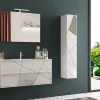 Autres Ensemble salle de bain VITTORIA blanc brillant, 101 x 53 x 47 cm