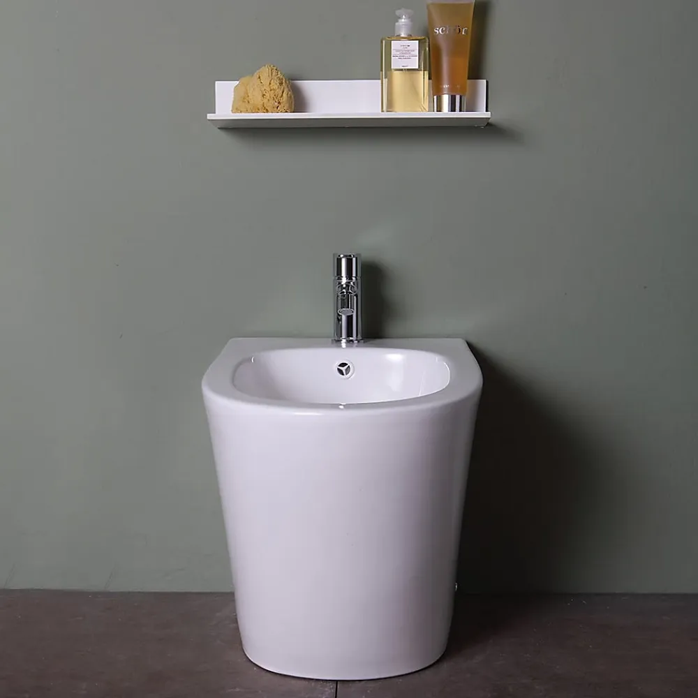 Wc À Poser|Kiamami Valentina Ensemble Sanitaires Wc Et Bidet Encastrés - Blues