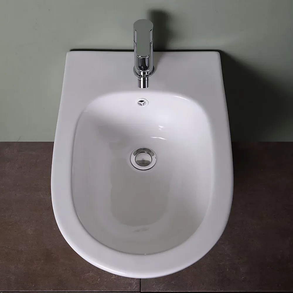 Wc À Poser|Kiamami Valentina Ensemble Sanitaires Wc Et Bidet Encastrés - Blues