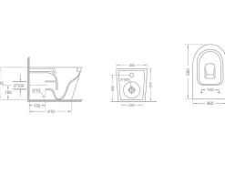 Wc À Poser|Kiamami Valentina Ensemble Sanitaires Wc Et Bidet Encastrés - Blues