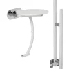 Siège De Douche| Ensemble siège + barre de maintien PMR pour douche Serenity coloris blanc