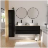 Mob-In Ensemble SORRENTO double vasque suspendu 120cm