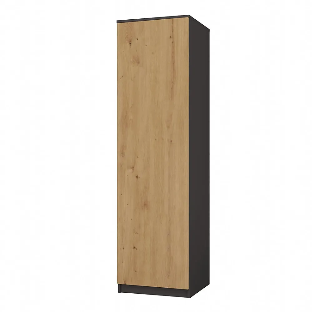 Armoire De Salle De Bains|Autres ESME - Armoire simple style scandinave chambre à coucher - 50x50x180 - 1 porte - Dressing