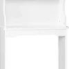 Lave-Mains|Giantex Etagere de Rangement Dessus Toilette Placard avec Deux Portes Transparentes Place de Toilette et Machine a Laver en Bas