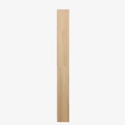 Sweeek Etagère / Meuble WC Linear avec portes coulissantes. 3 espaces de rangement. naturel. 64 x 20 x 180 cm