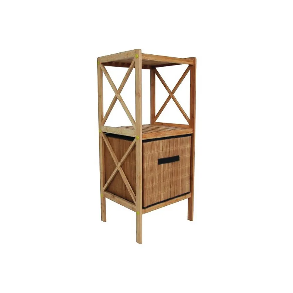 Etagère Salle De Bains|MSV Etagère 3 Niveaux en Bambou 36,5x33x85cm