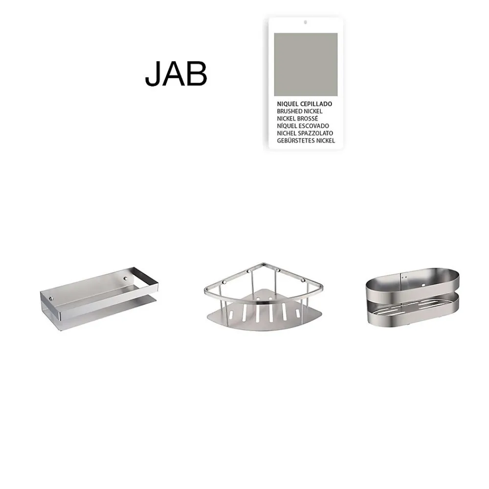 Etagère Salle De Bains|Poalgi Etagère de douche nickel brossé Inox S304 SKY BATH