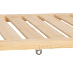 Etagère Salle De Bains|Five Simply Smart Etagère de salle de bain bambou avec panier à linge double compartiments, Tidy Box