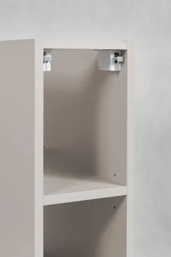 Meuble Sous-Vasque|3xE Living Etagère de salle de bain, Cachemire, 20 x 57 x 46 cm
