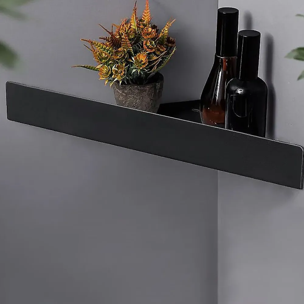 Etagère Salle De Bains|Rea ETAGÈRE DE SALLE DE BAIN SF07-B BLACK